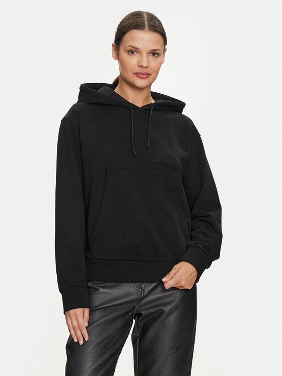 Guess Bluza V4YQ10 KC6W1 Czarny Regular Fit