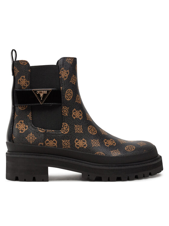 Guess Botki Bensly FLFBEN FAL10 Czarny