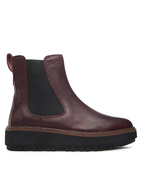 Clarks Sztyblety Orianna W Up 261748224 Bordowy