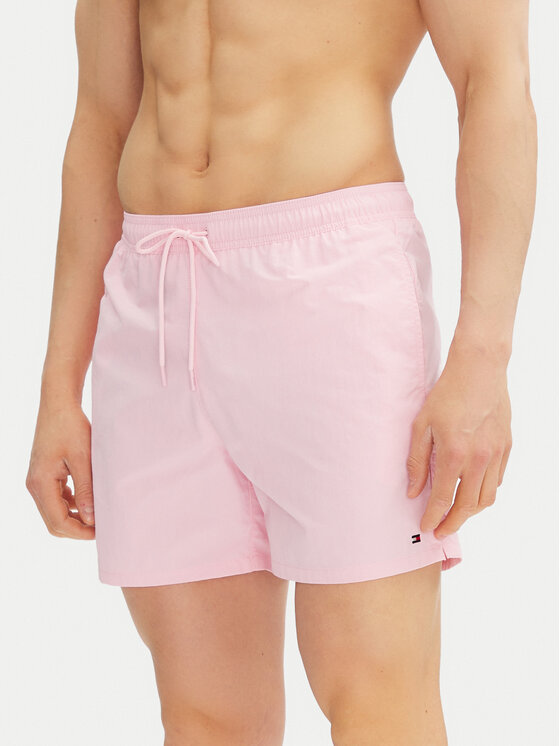 Tommy Hilfiger Szorty kąpielowe UM0UM03477 Różowy Regular Fit