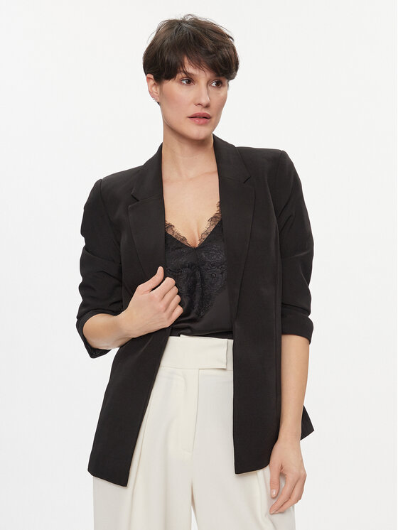 Vero Moda Marynarka Carla 10301555 Czarny Slim Fit