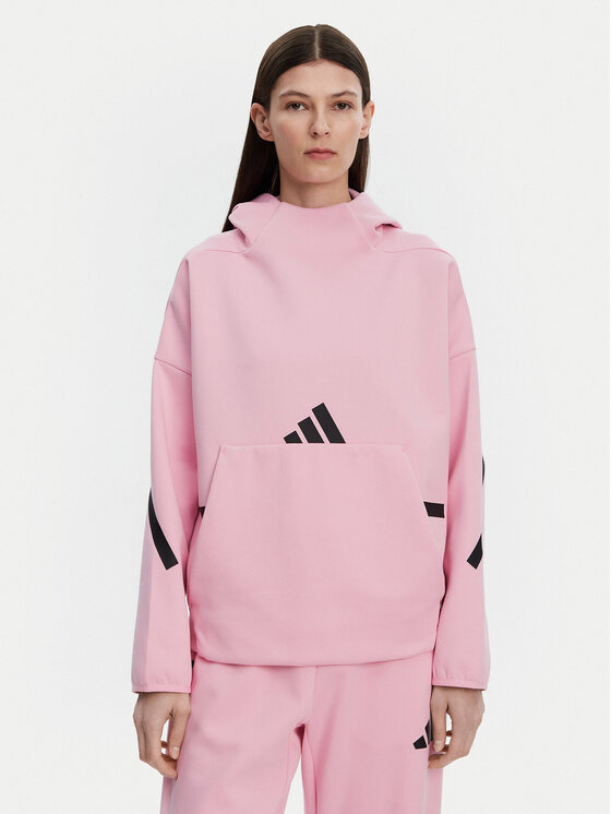 adidas Bluza Z.N.E. JD5992 Różowy Loose Fit