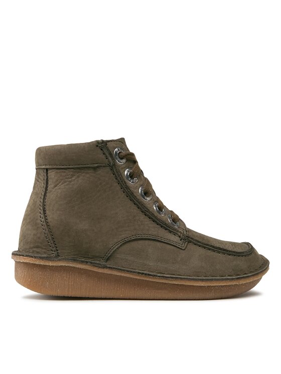 Clarks Botki Funny Cedar 261738864 Khaki