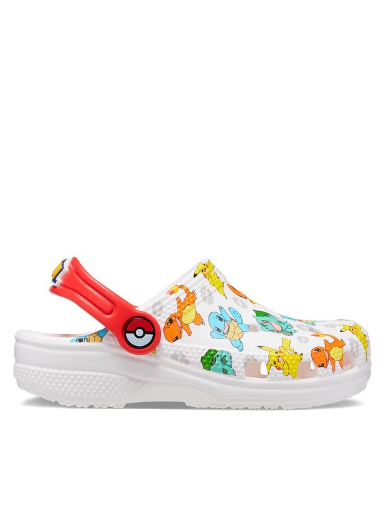 Crocs Klapki Classic Pokemon Clog Kids 207739 Biały