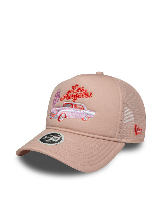 New Era Czapka z daszkiem Western 9FORTY A-Frame 60667504 Różowy