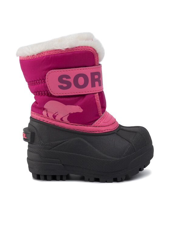 Sorel Śniegowce Toodler Snow Commander NV1960 Różowy