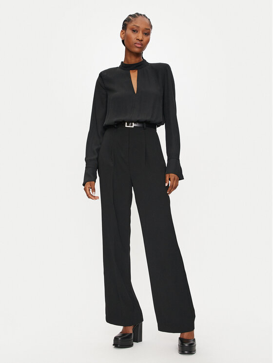 ViCOLO Kombinezon TS0064 A Czarny Slim Fit