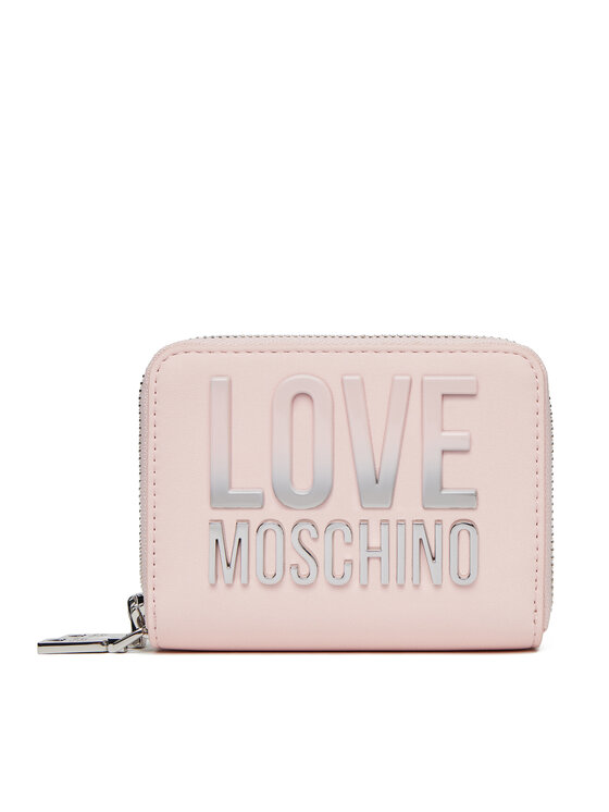 LOVE MOSCHINO Duży Portfel Damski JC5726PP0MKD0601 Różowy