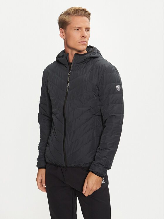 EA7 Emporio Armani Kurtka puchowa 8NPB14 PNE1Z 1578 Granatowy Regular Fit