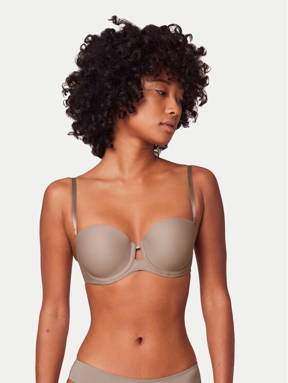 Triumph Biustonosz bardotka Pure Micro 10217872 Beżowy
