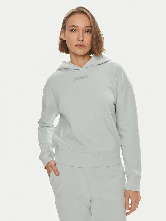 Calvin Klein Bluza Micro Logo K20K206631 Zielony Regular Fit