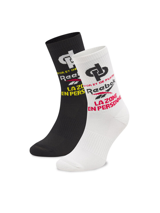 Reebok Zestaw 2 par wysokich skarpet unisex JUL CREW SOCK HI3894 Kolorowy