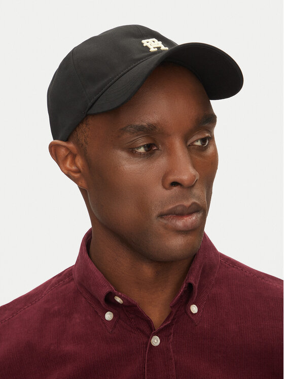 Tommy Hilfiger Czapka z daszkiem Imd Color 6 Panel AM0AM13542 Czarny