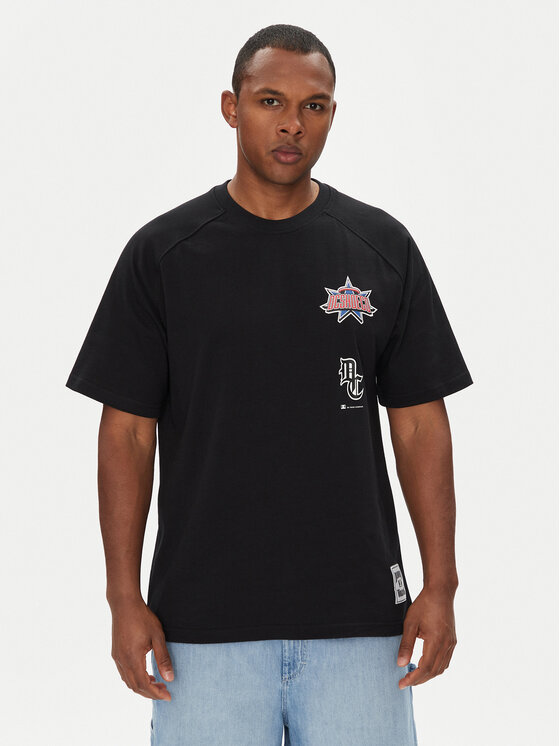 DC T-Shirt ADYKT03256 Czarny Regular Fit