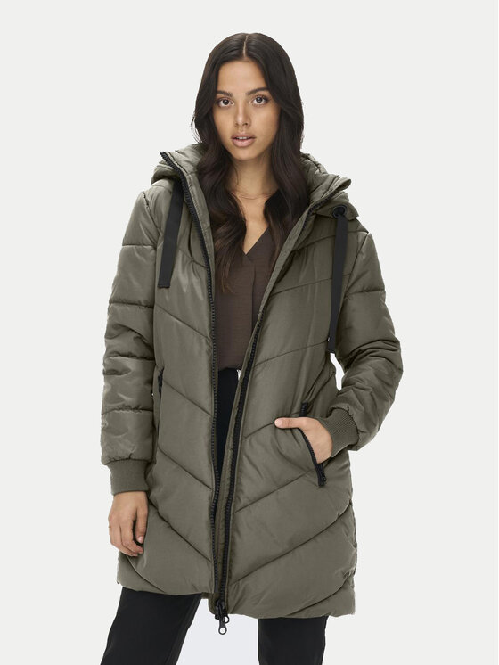 JDY Kurtka zimowa Skylar 15207784 Szary Regular Fit