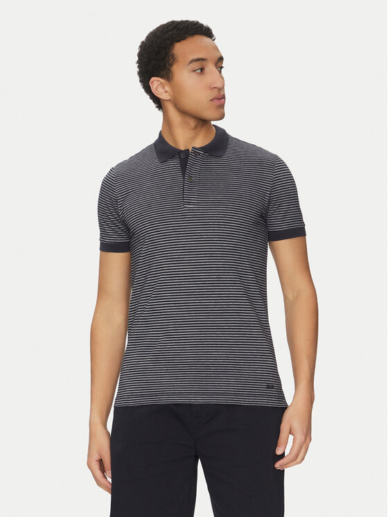 Geox Polo M5510N T3250 F4148 Granatowy Regular Fit