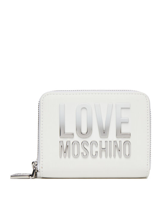 LOVE MOSCHINO Duży Portfel Damski JC5726PP0MKD0100 Biały