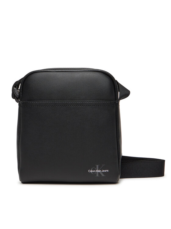 Calvin Klein Jeans Saszetka Mono Logo Reporter 18 LV04G3014G Czarny