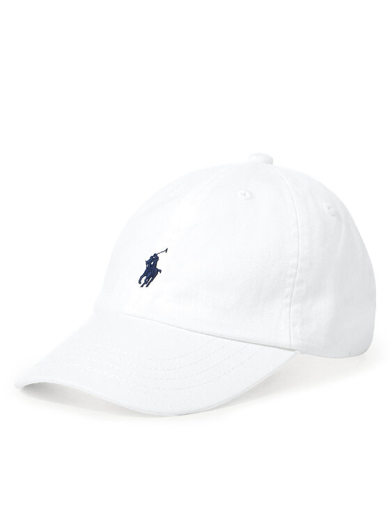 Polo Ralph Lauren Czapka z daszkiem 3,22552E+11 Biały