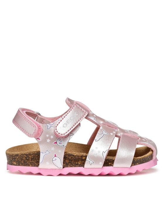 Geox Sandały B Sandal Chalki B452RA 0PVNF C8010 M Różowy