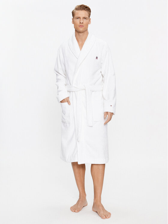 Tommy Hilfiger Szlafrok UM0UM03029 Biały