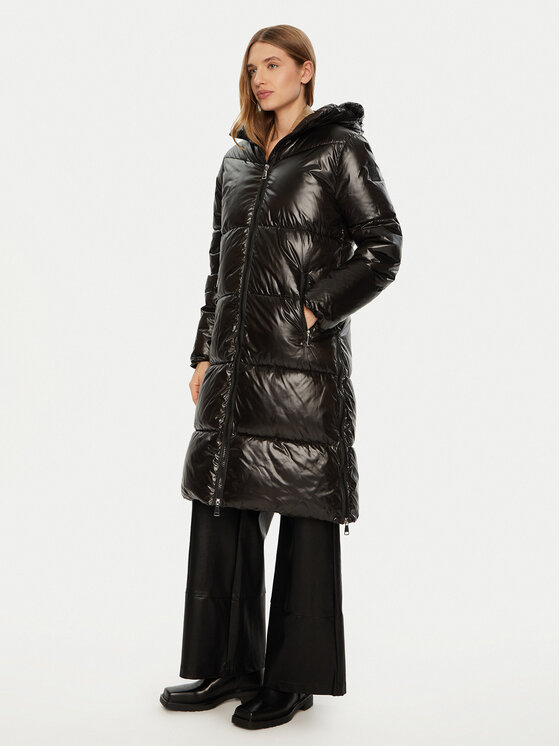 ACCESS FASHION Kurtka puchowa 44-9109 Czarny Regular Fit