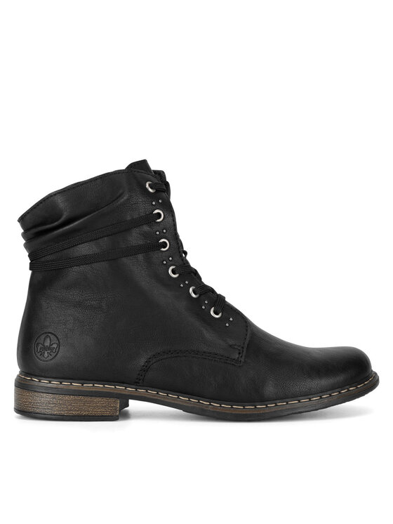 Rieker Botki 71218-00 Czarny