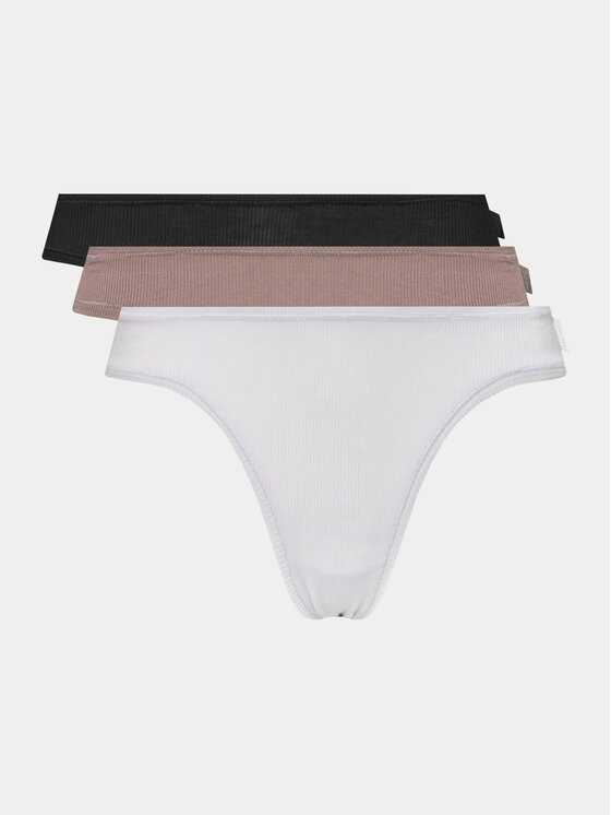 Calvin Klein Underwear Komplet 3 par fig klasycznych 000QD5206E Kolorowy