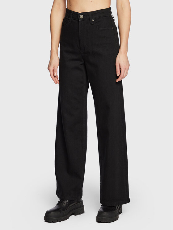 Calvin Klein Jeansy K20K205061 Czarny Relaxed Fit