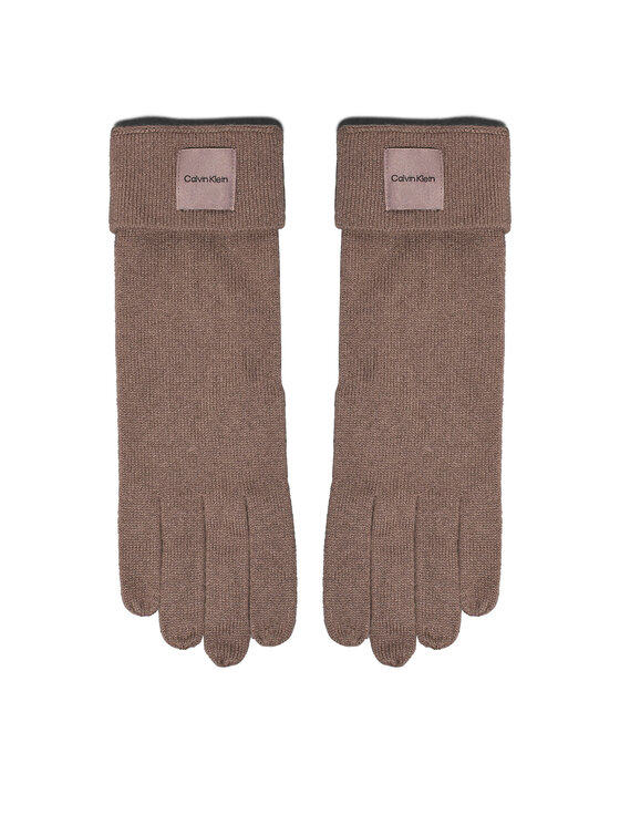Calvin Klein Rękawiczki Damskie Chunky K60K612619 Szary