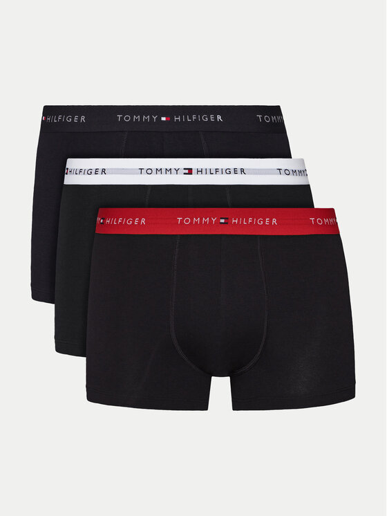 Tommy Hilfiger Komplet 3 par bokserek UM0UM02763 Czarny