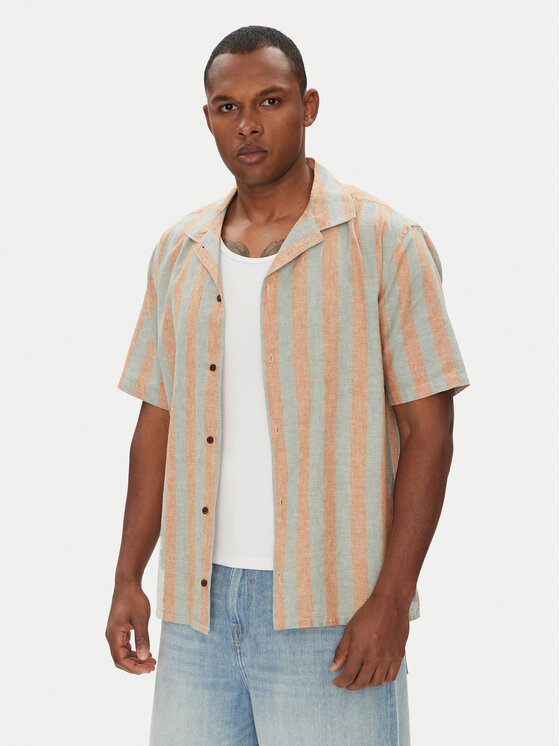 Quiksilver Koszula Sunset Song EQYWT04610 Beżowy Regular Fit