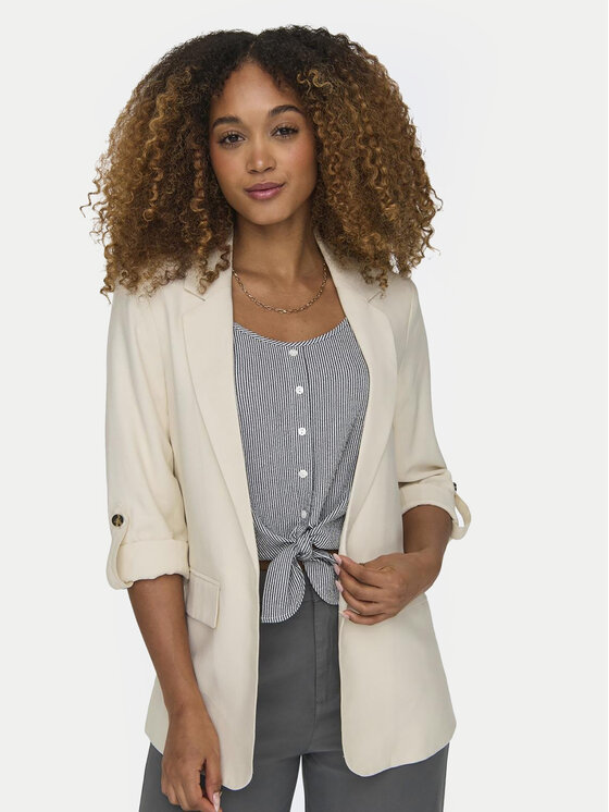 ONLY Marynarka Aris 15310839 Beżowy Loose Fit