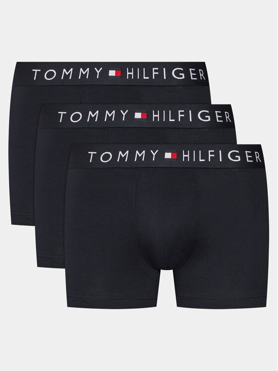 Tommy Hilfiger Komplet 3 par bokserek UM0UM03180 Granatowy