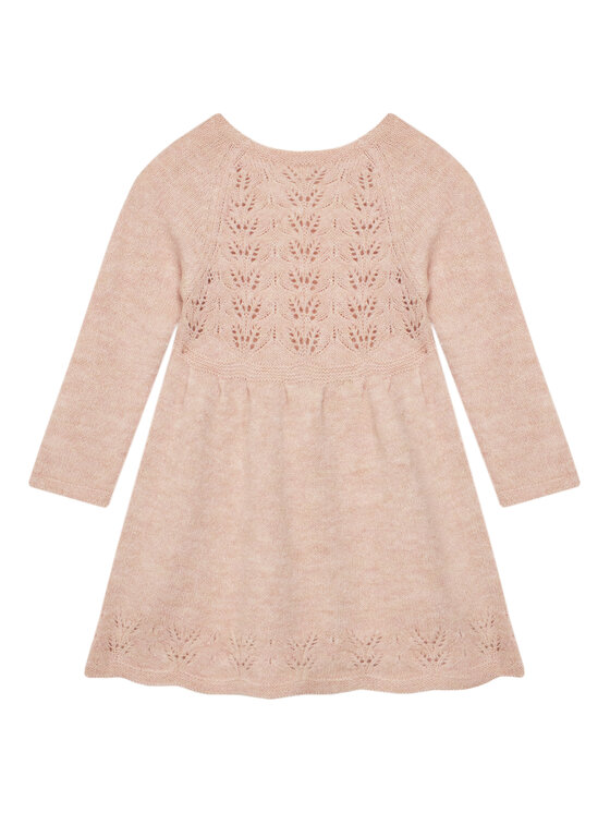 United Colors Of Benetton Sukienka dzianinowa 1055GV001 Różowy Regular Fit