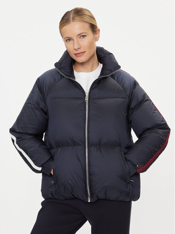 Tommy Hilfiger Kurtka puchowa WW0WW40093 Granatowy Regular Fit