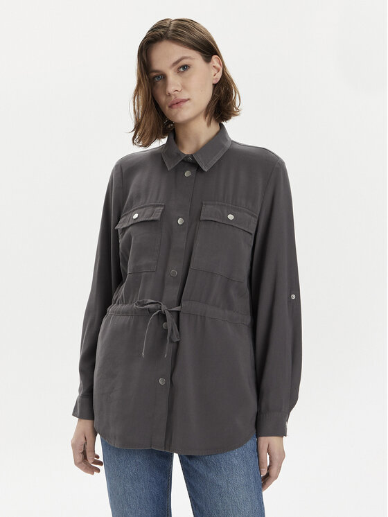 ONLY Koszula Aris 15310852 Szary Regular Fit
