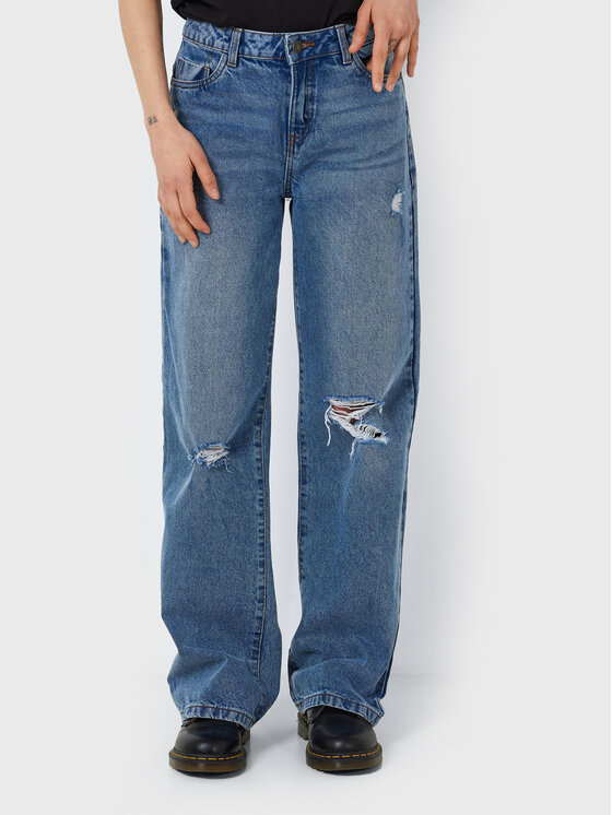 Noisy May Jeansy Amanda 27018105 Niebieski Loose Fit