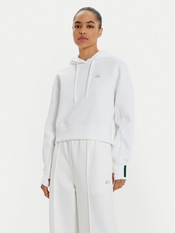 Lacoste Bluza SF0281 Biały Regular Fit