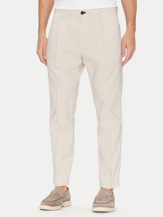JOOP! Jeans Chinosy 15 JJF-100Lead2 30046561 Beżowy Loose Fit