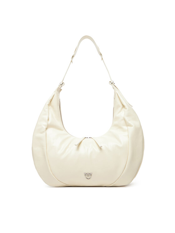 PINKO Torebka Slouchy Hobo Big PE 25 PLTT 104295 A26J Écru
