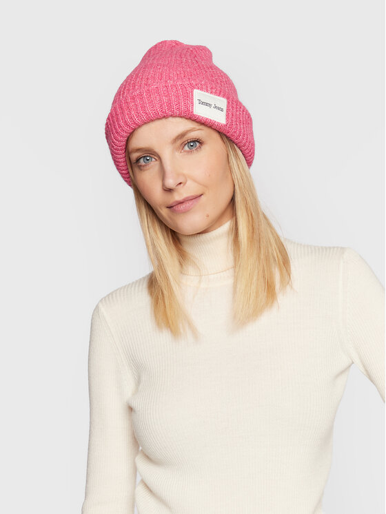 Tommy Jeans Czapka Elevated AW0AW14079 Różowy