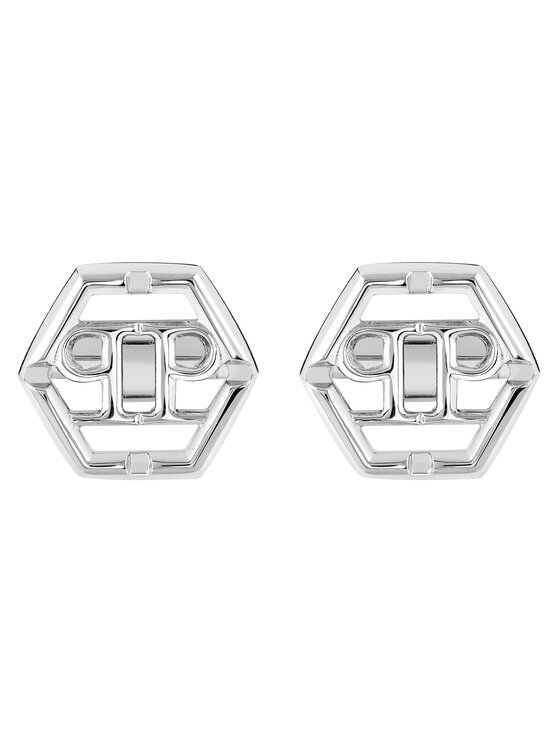 PHILIPP PLEIN Spinki do mankietów Plein Icon PJ9AA10CU Srebrny