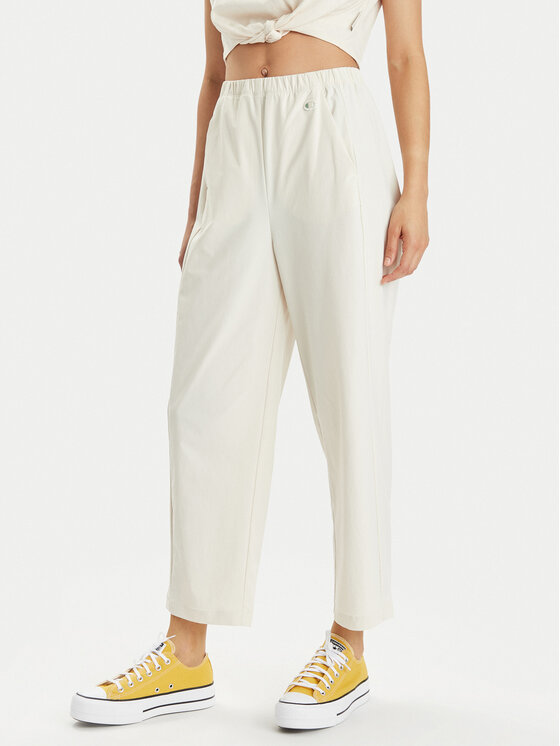 Champion Spodnie materiałowe 117110 Beżowy Relaxed Fit