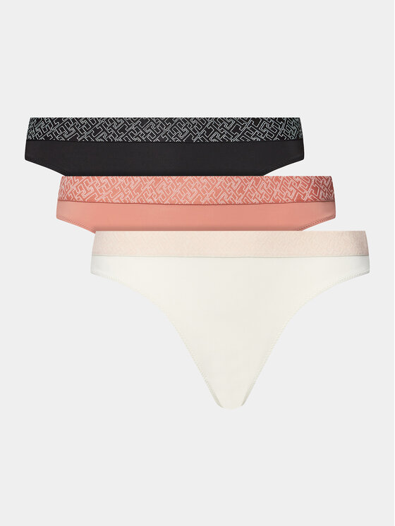 Tommy Hilfiger Komplet 3 par fig klasycznych UW0UW05187 Kolorowy