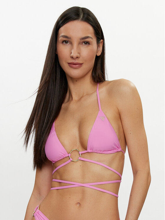 Guess Góra od bikini E4GJ45 MC04R Różowy