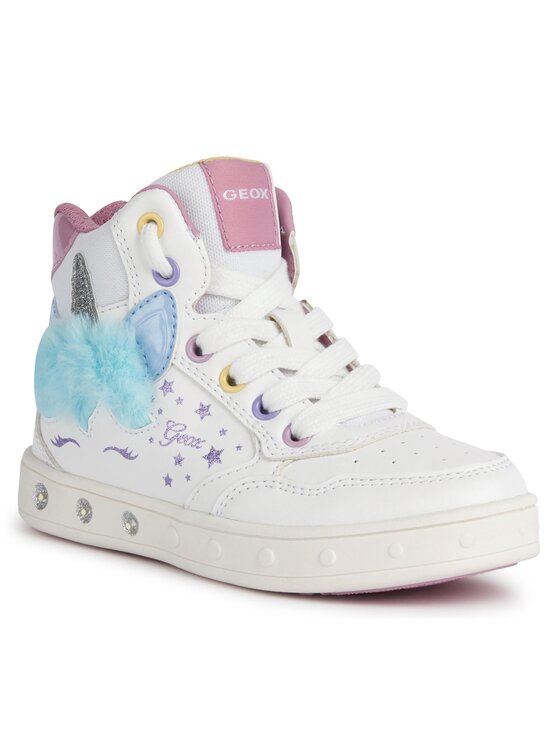 Geox Sneakersy J Skylin Girl J368WC 054AS C0653 M Biały