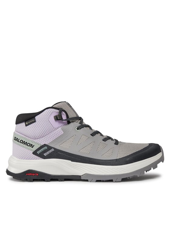 Salomon Trekkingi Outrise Mid GORE-TEX L47160600 Czarny
