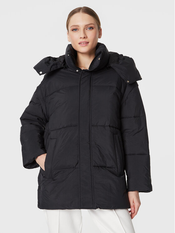 Outhorn Kurtka zimowa TDJAF015 Czarny Relaxed Fit
