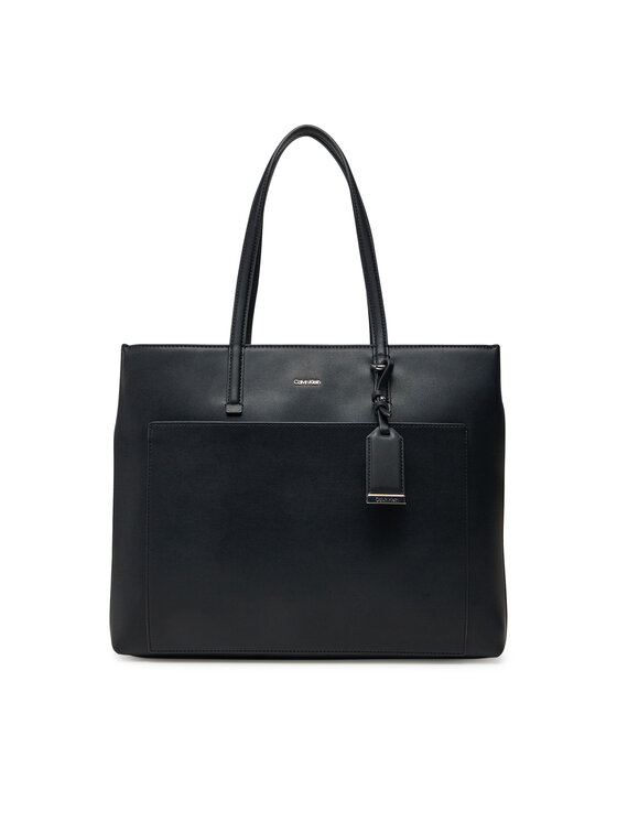 Calvin Klein Torebka Ck Must Medium Shopper W/Pocket K60K613019 Czarny